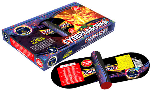  Летающие фейерверки Супербабочка  в Янауле