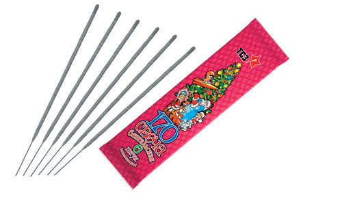  Бенгальские свечи 6 шт 170 мм в пакете  в Янауле